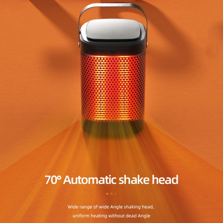 Remote Control Touch Screen Household Desktop PTC Instant Heating Heater, Style: EU Plug(Electronic Model) by buy2fix