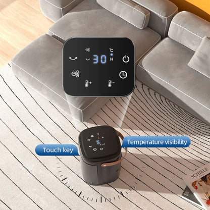 Remote Control Touch Screen Household Desktop PTC Instant Heating Heater, Style: UK Plug(Electronic Model) by buy2fix