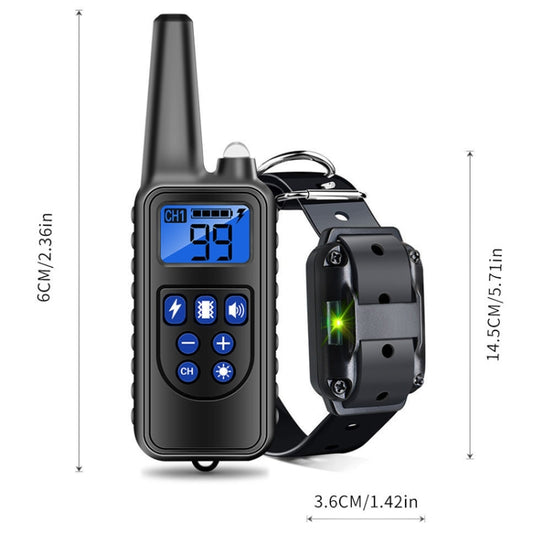 800m Remote Control Stop Barker Dog Trainer Smart Anti-Disturbance Vibration Collar, Specification: With 3 Collars - Training Aids by buy2fix | Online Shopping UK | buy2fix