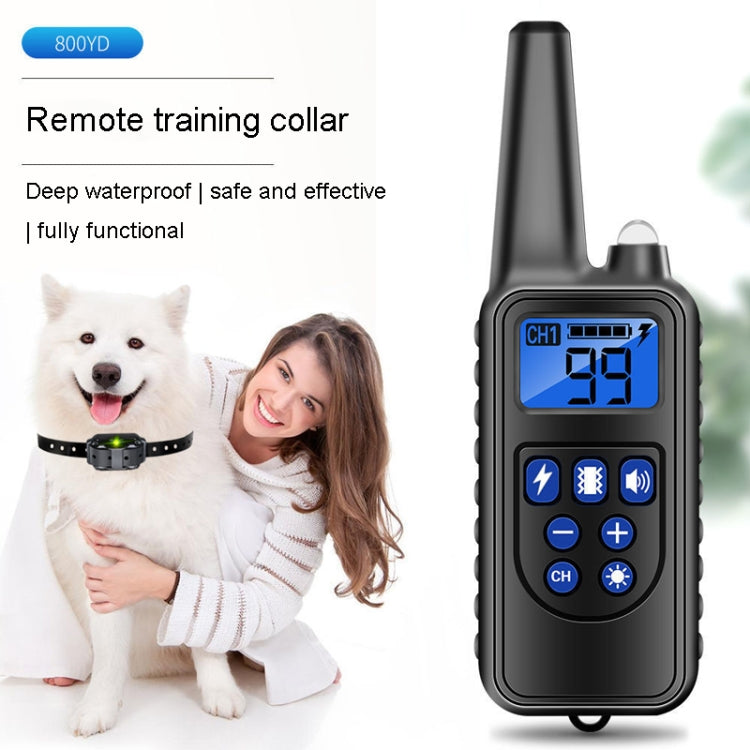800m Remote Control Stop Barker Dog Trainer Smart Anti-Disturbance Vibration Collar, Specification: With 1 Collar - Training Aids by buy2fix | Online Shopping UK | buy2fix