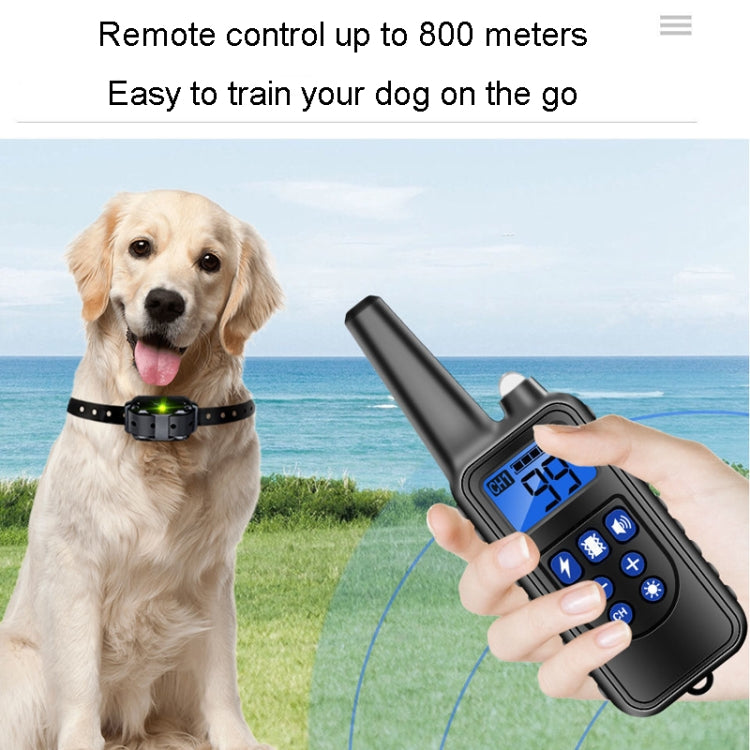 800m Remote Control Stop Barker Dog Trainer Smart Anti-Disturbance Vibration Collar, Specification: With 1 Collar - Training Aids by buy2fix | Online Shopping UK | buy2fix