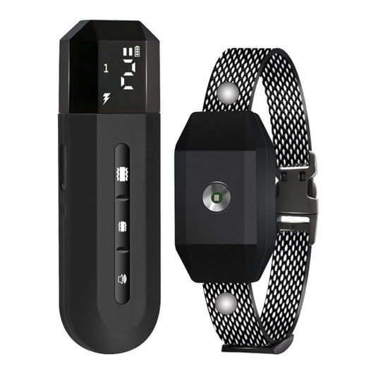 669N-1 Smart Remote Control Dog Trainer Stop Barker Waterproof Vibration Collar - Training Aids by buy2fix | Online Shopping UK | buy2fix
