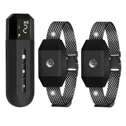 669N-2 Smart Remote Control Dog Trainer Stop Barker Waterproof Vibration Collar - Training Aids by buy2fix | Online Shopping UK | buy2fix