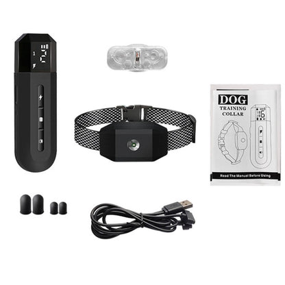 669N-2 Smart Remote Control Dog Trainer Stop Barker Waterproof Vibration Collar - Training Aids by buy2fix | Online Shopping UK | buy2fix