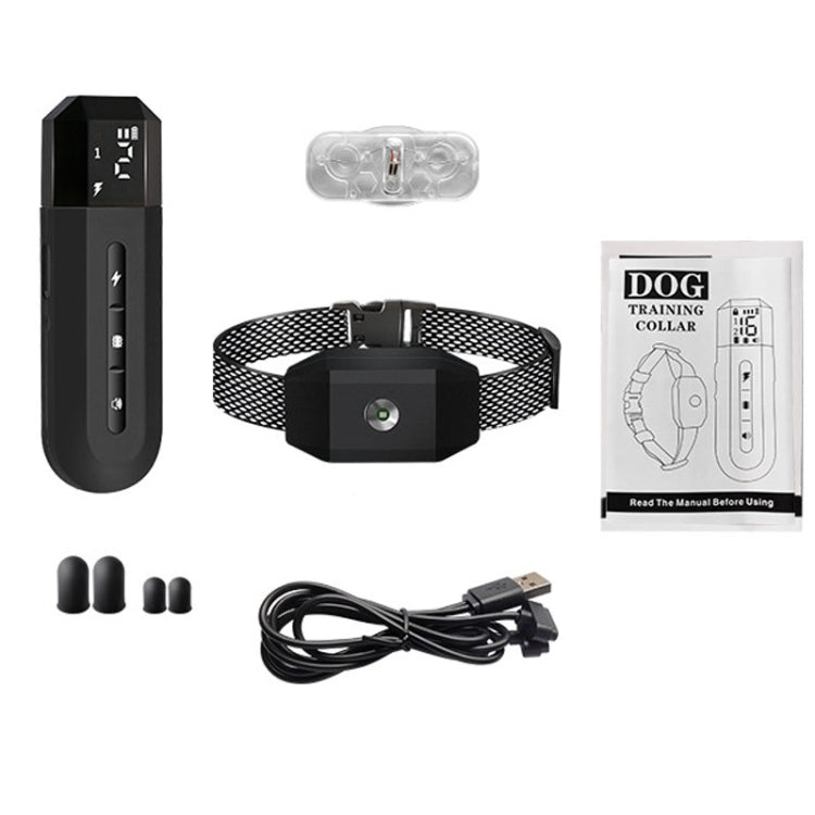 669N-1 Smart Remote Control Dog Trainer Stop Barker Waterproof Vibration Collar - Training Aids by buy2fix | Online Shopping UK | buy2fix