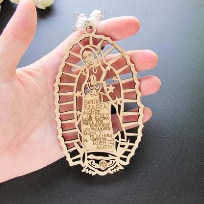 Wooden Sign Religious Baptismal Keychain(Pink) by buy2fix