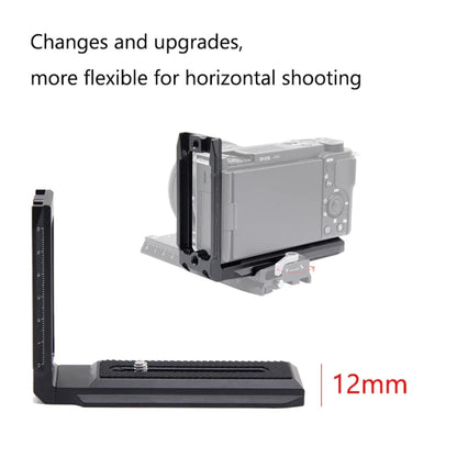 Universal Camera L Shape Bracket Quick Release Plate for Camera RSC2 / RS3 Stabilizers, Spec: L-450 Black by buy2fix