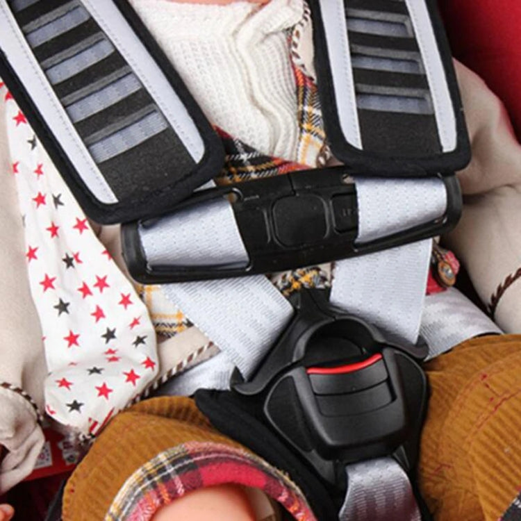 Child Safety Seat Belt 5-point Chest Buckle Adjustment Lock by buy2fix