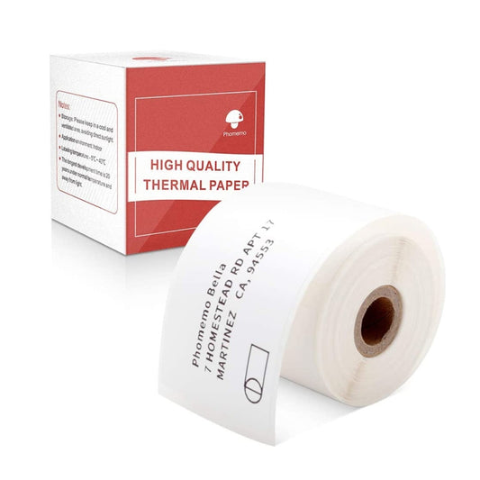 For Phomemo M110 / M200 130pcs /Roll 40x60mm Square Self-Adhesive Thermal Labels On White Background - Printing Paper by Phomemo | Online Shopping UK | buy2fix