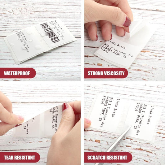 For Phomemo M110 / M200 130pcs /Roll 40x60mm Square Self-Adhesive Thermal Labels On White Background - Printing Paper by Phomemo | Online Shopping UK | buy2fix