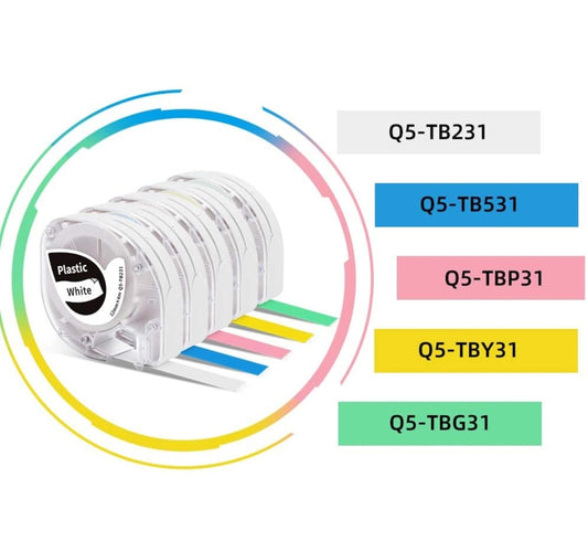 For Phomemo P12 / P12 Pro 12mm x 4m Consumables Label Ribbon, Style: White Word on Purple Thermal Transfer - Printing Paper by buy2fix | Online Shopping UK | buy2fix