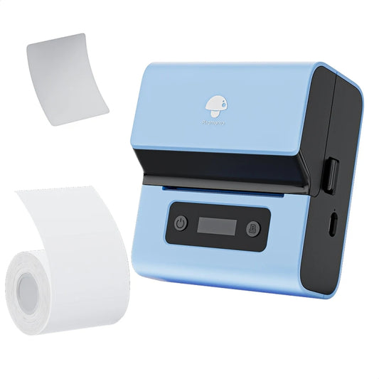 Phomemo M221 Thermal Wireless Label Printer Barcode Bluetooth Label Maker(Blue) - Receipt Printers by buy2fix | Online Shopping UK | buy2fix