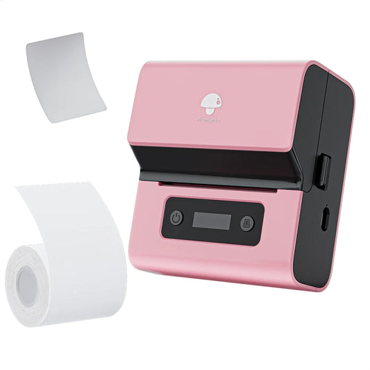 Phomemo M221 Thermal Wireless Label Printer Barcode Bluetooth Label Maker(Pink) - Receipt Printers by Phomemo | Online Shopping UK | buy2fix