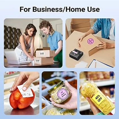 Phomemo M221 Thermal Wireless Label Printer Barcode Bluetooth Label Maker(Pink) - Receipt Printers by Phomemo | Online Shopping UK | buy2fix