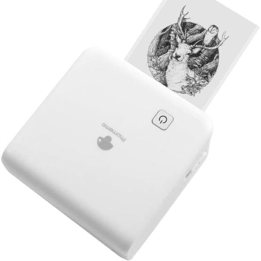 Phomemo M02 PRO Pocket Mini Small Portable Bluetooth Wrong Thermal Tag Printer(White) - Receipt Printers by Phomemo | Online Shopping UK | buy2fix