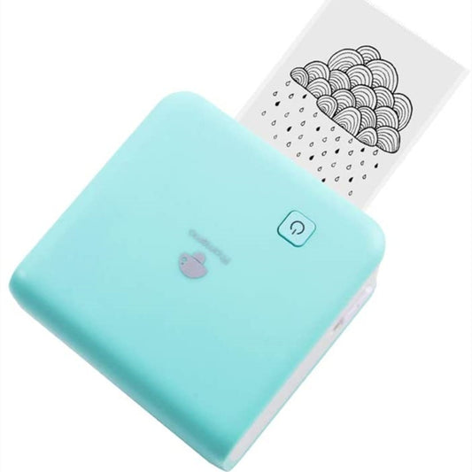 Phomemo M02 PRO Pocket Mini Small Portable Bluetooth Wrong Thermal Tag Printer(Green) - Receipt Printers by Phomemo | Online Shopping UK | buy2fix