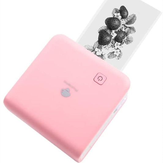 Phomemo M02 PRO Pocket Mini Small Portable Bluetooth Wrong Thermal Tag Printer(Pink) - Receipt Printers by Phomemo | Online Shopping UK | buy2fix