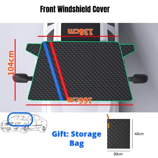 Winter Outdoor Car Windscreen Snow Ice Shield Thicken Waterproof Protector, Spec: Front Cover - Window Foils & Solar Protection by buy2fix | Online Shopping UK | buy2fix