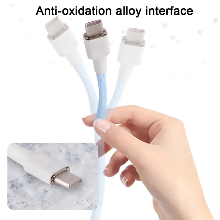 USB-C/Type-C Mechanical Keyboard Wire Computer Aviation Connector,Cable Length: 3m(White) by buy2fix