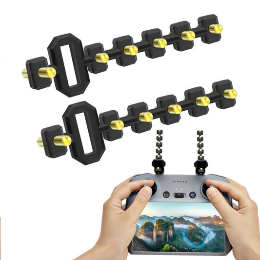 For DJI Air 3/Mini 4 Pro Drone RC 2 Remote Controller Yagi Antenna Signal Booster(Black) by buy2fix