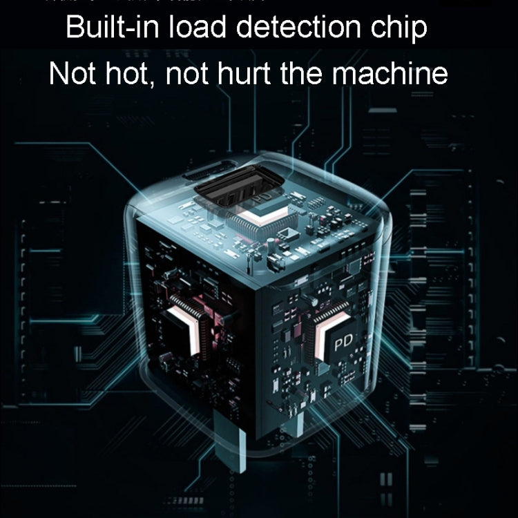 20W Portable Mini Cell Phone Charger Type-C+USB Dual-Port Fast Charger Charging Adapter, CN Plug by buy2fix