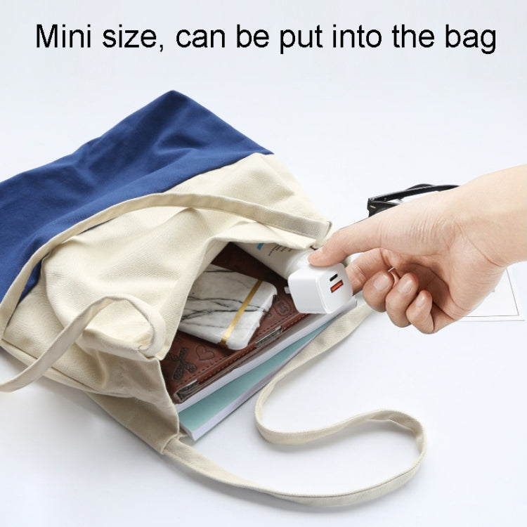 20W Portable Mini Cell Phone Charger Type-C+USB Dual-Port Fast Charger Charging Adapter, CN Plug by buy2fix