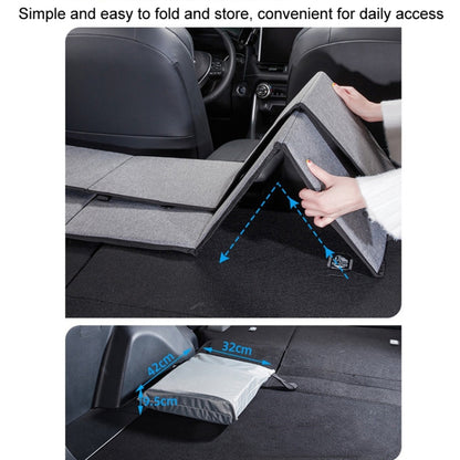 Car Camping Bed Folding Board SUV Rear Row Extension Board For Tesla, Color: Black Embossed by buy2fix