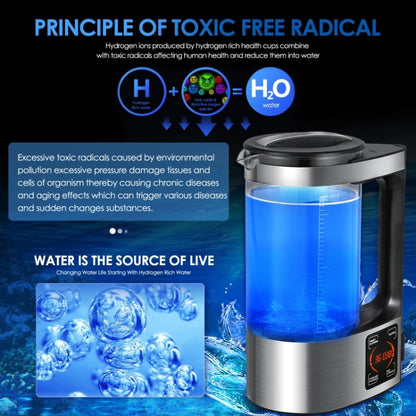 V8 2L Micro-electrolysis hydrogen-rich Water Machine Home Smart Cleaning Hydrogen-rich Kettle(US Plug) - Vacuum Thermoses & Cups by buy2fix | Online Shopping UK | buy2fix