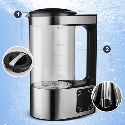 V8 2L Micro-electrolysis hydrogen-rich Water Machine Home Smart Cleaning Hydrogen-rich Kettle(US Plug) - Vacuum Thermoses & Cups by buy2fix | Online Shopping UK | buy2fix