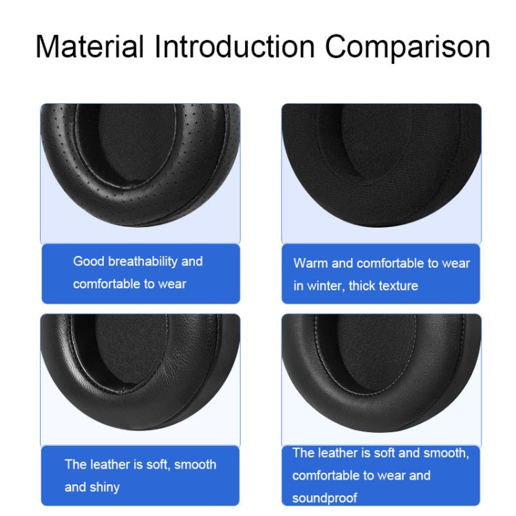 2pcs Headset Sponge Sleeve Earmuffs Headset Cover For Philips X2HR/X1/X2/X3, Style: Punched by buy2fix