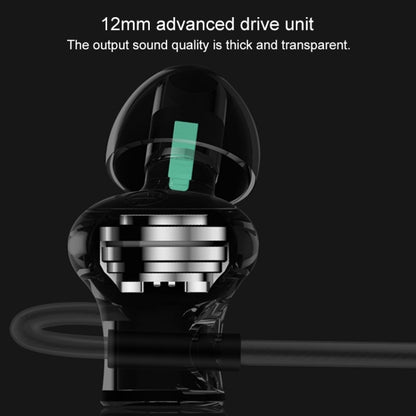 QKZ DM10 1.2m High-Quality In-Ear Metal Magnetic Sports Wired Earphones, Style: Type-C - Type-C Earphone by QKZ | Online Shopping UK | buy2fix