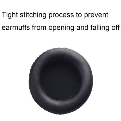 2pcs For Somic G941 Headphone Ear Cotton Earmuff Replacement Headset Ear Cushion Leather Case(Black) by buy2fix