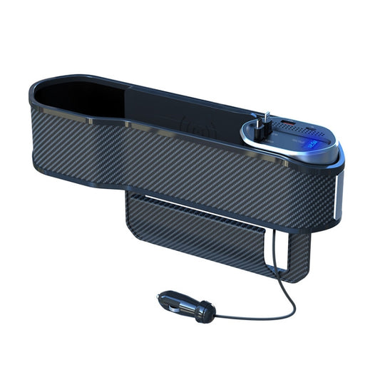 Digital Display Multifunctional Super Fast Charging Car Seat Gap Storage Box, Model: With Wireless Charging - Stowing Tidying by buy2fix | Online Shopping UK | buy2fix