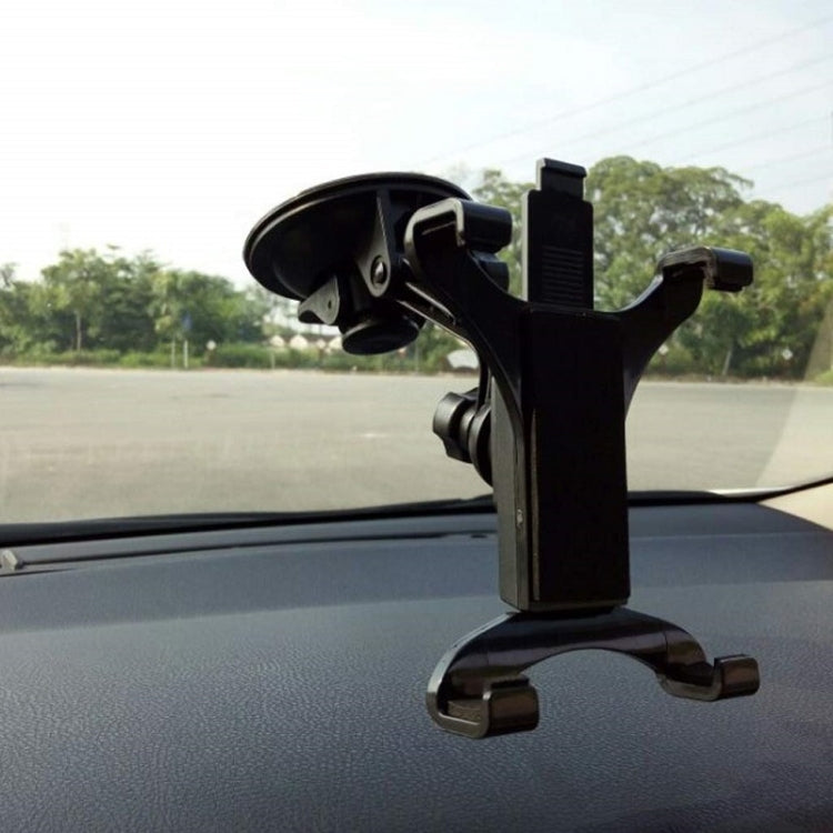 Car Dashboard Silicone Suction Cup Rotatable Tablet Four-claw Holder(Black) by buy2fix