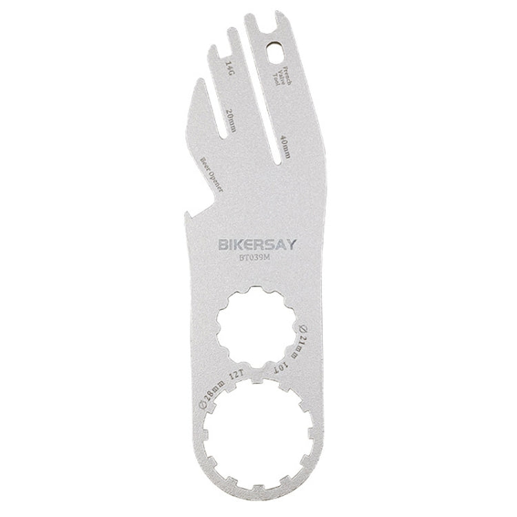 BIKERSAY BT039M 7 In 1 Bicycle Disc Brake Piece Correction Multifunction Wrench Repair Tools - Maintenance tools by BIKERSAY | Online Shopping UK | buy2fix