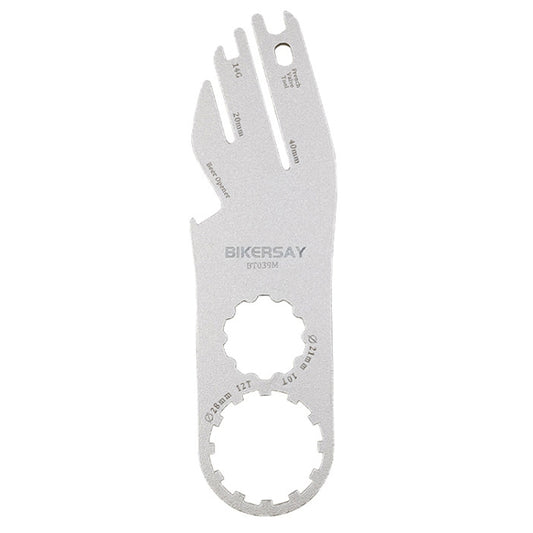 BIKERSAY BT039M 7 In 1 Bicycle Disc Brake Piece Correction Multifunction Wrench Repair Tools - Maintenance tools by BIKERSAY | Online Shopping UK | buy2fix