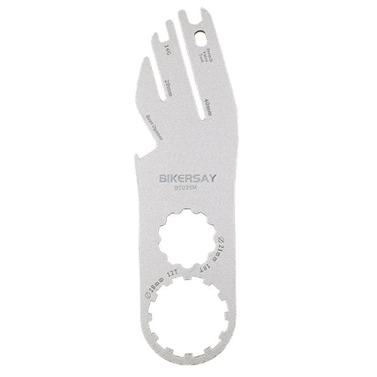 BIKERSAY BT039M 7 In 1 Bicycle Disc Brake Piece Correction Multifunction Wrench Repair Tools