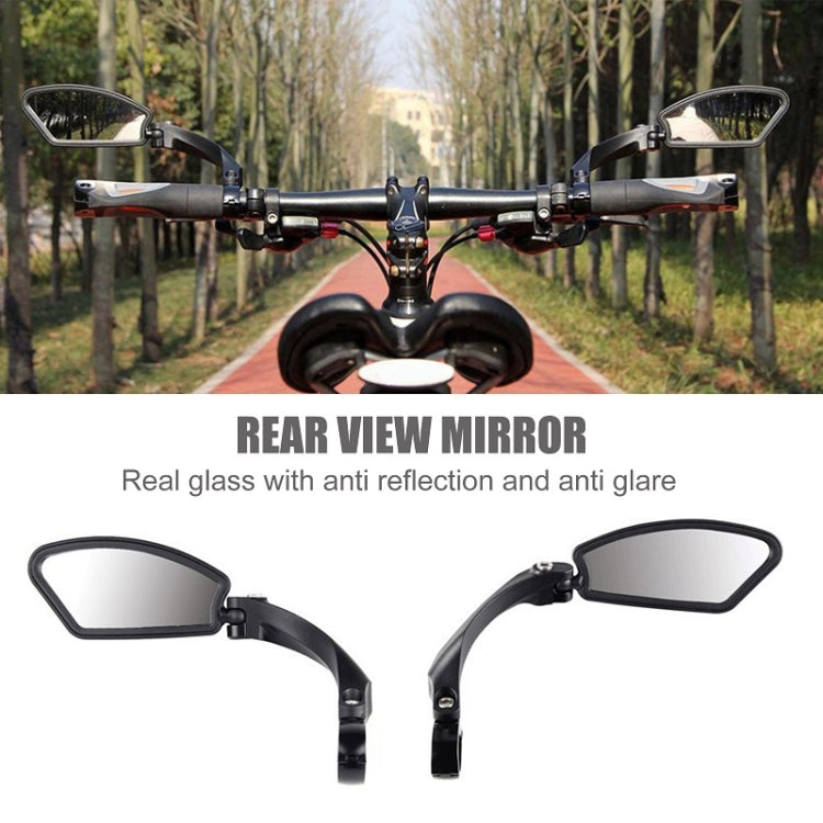 Motorcycle Wide View Rear View Mirror Bicycle Reflector, Color: Square Left - Side Mirrors by buy2fix | Online Shopping UK | buy2fix