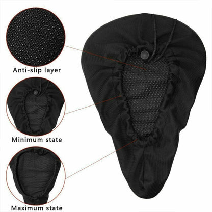 Bicycle Cushion Covers Cycling Gear Accessories, Color: Black by buy2fix