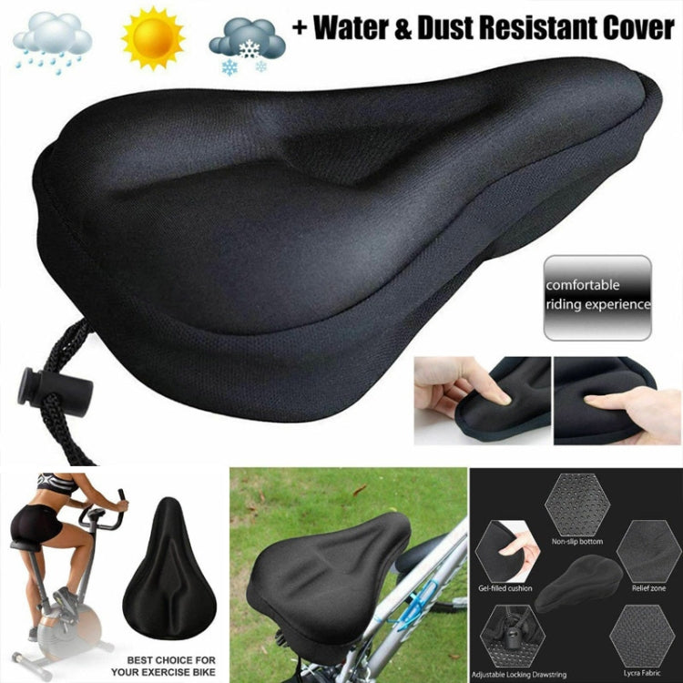 Bicycle Cushion Covers Cycling Gear Accessories, Color: Black by buy2fix
