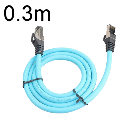 0.3m CAT5 Double Shielded Gigabit Industrial Ethernet Cable High Speed Broadband Cable