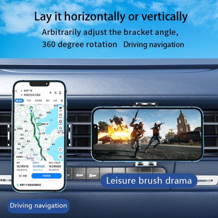 15W Car Wireless Charging Bracket Auto Induction Electric Navigation Bracket(Red) by buy2fix