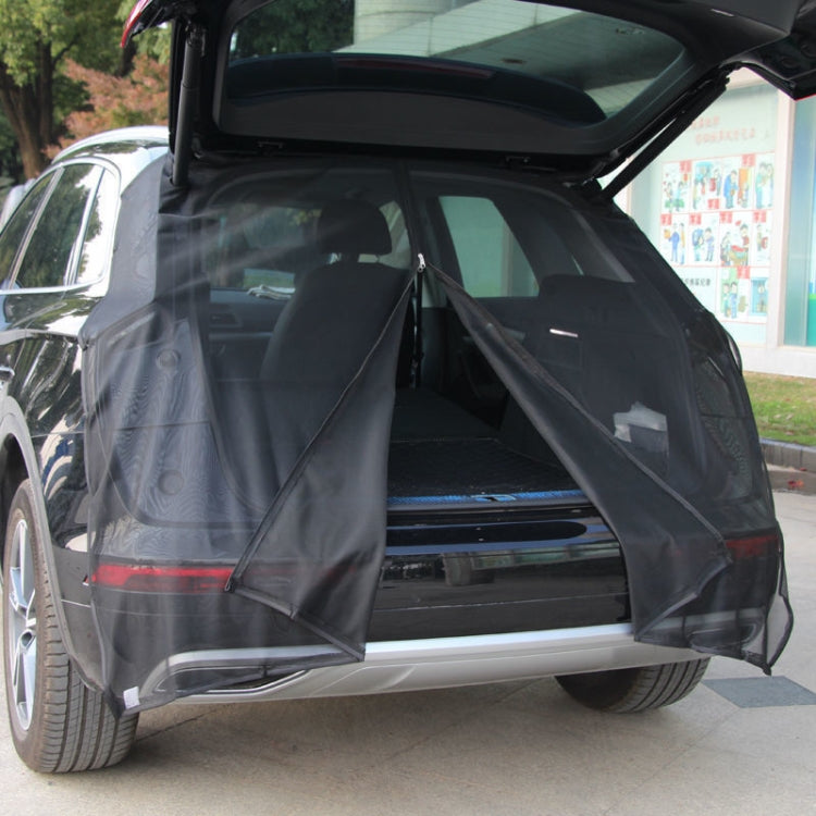 L 162 x 150cm Car Tailgate Anti-Mosquito And Insect Screens Trunk Magnetic Sunscreen Mosquito Net - Window Foils & Solar Protection by buy2fix | Online Shopping UK | buy2fix
