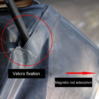 M 156 x 150cm Car Tailgate Anti-Mosquito And Insect Screens Trunk Magnetic Sunscreen Mosquito Net by buy2fix