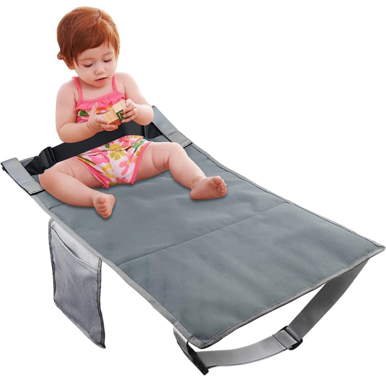 79 x 44cm Kids Airplane Seat Extender Portable Travel Seat Cushion(Gray) by buy2fix