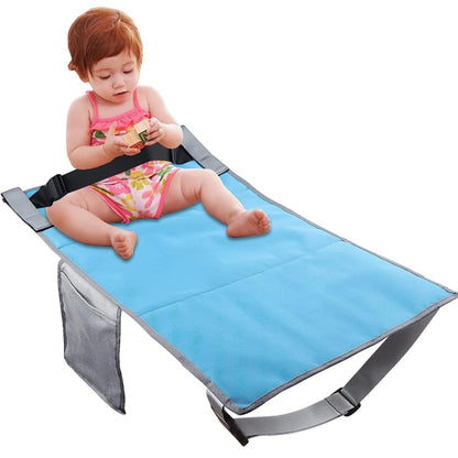 79 x 44cm Kids Airplane Seat Extender Portable Travel Seat Cushion(Blue) by buy2fix