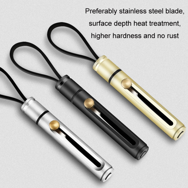 Mini Outdoor Portable Multi-functional Detachable Express Keychain, Color: Golden by buy2fix