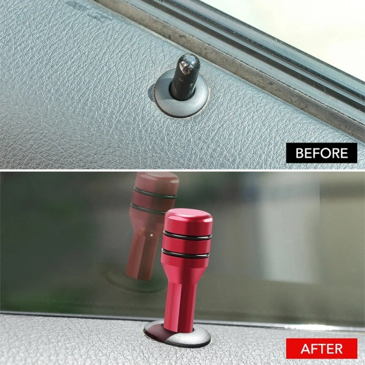 Car Aluminium Door Lift Safety Door Latch(Blue) - Others by buy2fix | Online Shopping UK | buy2fix