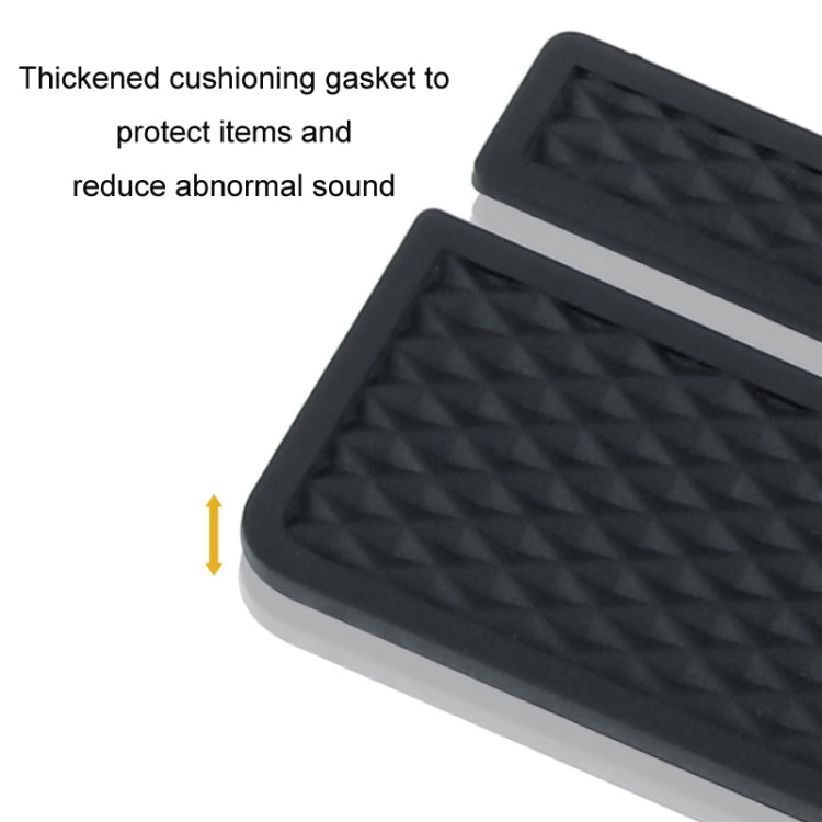 Car Seat Gap Storage Box with 2 USB Charging Port, Color: Co-pilot Red by buy2fix