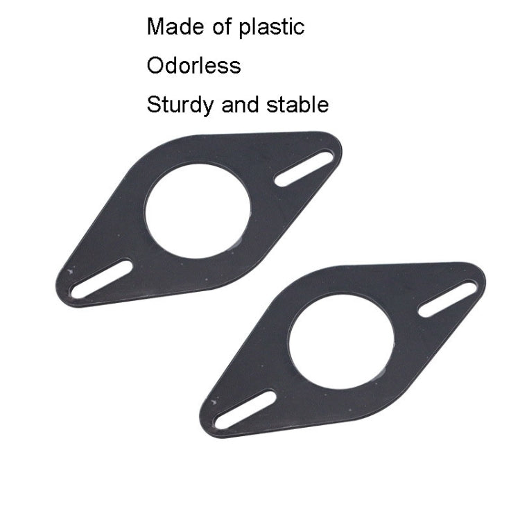 2pcs /Set Car Audio Modification Bracket Front Door Speaker Modification Tweeter Triangle Washer by buy2fix